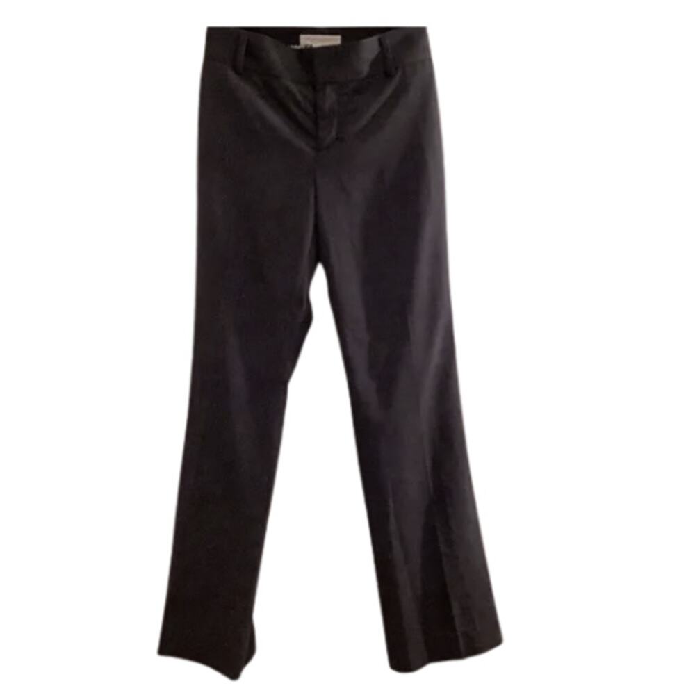 Banana Republic Martin Fit Wool Blend Trousers in Black EUC Size 4P - Picture 3 of 3